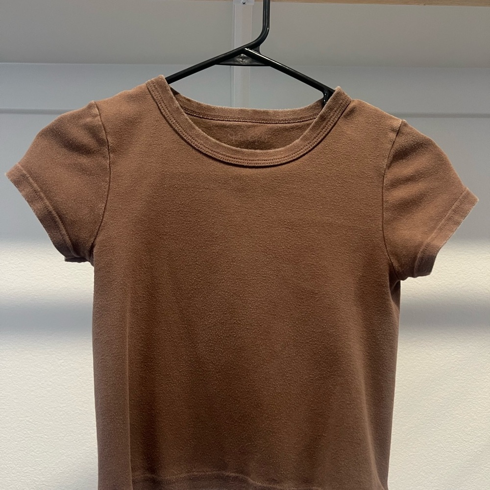 Brandy Melville Brown Crop Top
